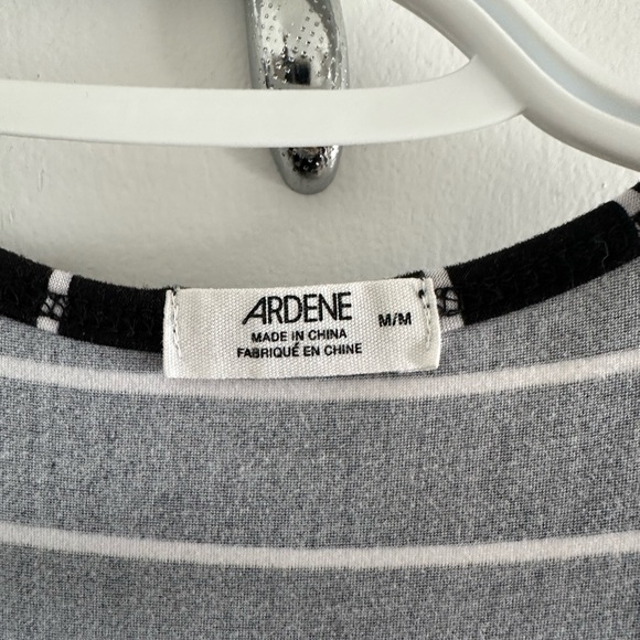 striped black and white tank top - Picture 3 of 3